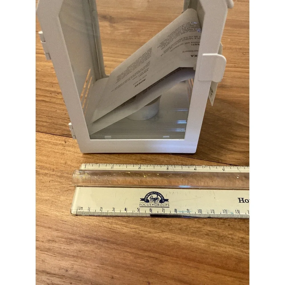 IKEA Sommar 2019 White Metal House‎ Tea Light Lantern 304.183.08 NEW